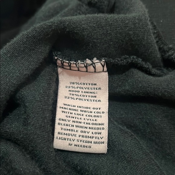 Juicy Couture Jacket Black Velour Zip-Up Vintage Y2K Track Bling Stripe Hoodie - Picture 9 of 13